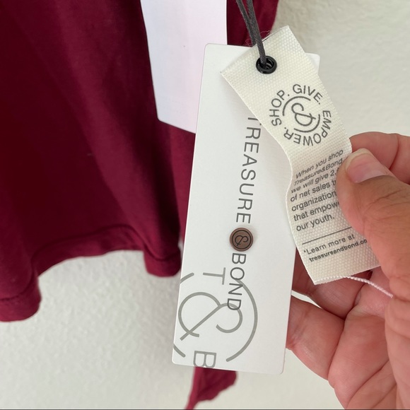 Treasure & Bond NYC Long sleeve Tee NWT - Picture 6 of 11